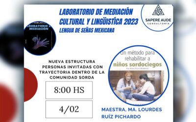 En el laboratorio: Maestra Lourdes Ruíz